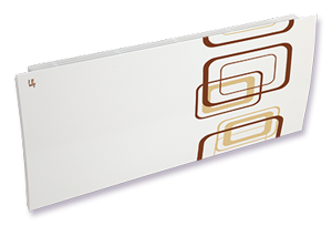 Дизайн-радиаторы Lully  "Геометрия" - кремово-коричневый