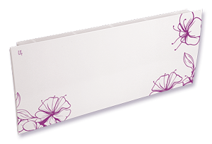 Дизайн-радиаторы Lully  "Ирисы" - фиолетовый