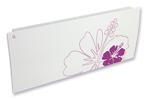 Дизайн-радиаторы Lully  "Лилии" - фиолетовый