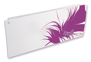 Дизайн-радиаторы Lully  "Перо" - фиолетовый