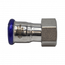 Пресс-фитинг с накидной гайкой MVI, 15х3/4” (нержавеющая сталь)