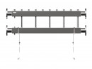 MKSS-400-5x25 (до 400 кВт, 2 магистр. подкл. Фл.Ду65, 5 контуров G 1″ вверх или вниз)