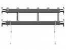 MKSS-400-3x50 (до 400 кВт, 2 магистр. подкл. Фл.Ду65, 3 контура G 2″ вверх или вниз)