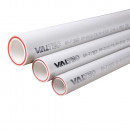 Полипропиленовая труба, армированная стекловолокном VALTEC PP-R/FB/PP-R PN20, 32 MM (белый, по 2м)