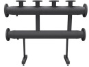 Модульный коллектор Gidruss MK-1200-2x65 (до 1,2 мВт, 2 магистр. подкл. Фл.Ду100, 2 контура Фл.Ду65