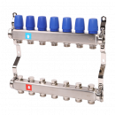 Коллектор из нержавеющей стали в сборе без расходомеров, 7 выходов