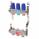 Коллектор из нержавеющей стали в сборе без расходомеров, 3 выхода