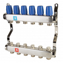 Коллектор из нержавеющей стали в сборе без расходомеров, 6 выходов