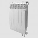 Биметаллический радиатор с правым нижним подключением Royal Thermo Biliner 500 V Bianco Traffico (белый)- 8 секций