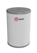 Бойлер косвенного нагрева настенный с нижним подключением KRATS 160 PREMIUM белый (нерж.,объем ГВС 106,3л, произв.1005л/час при 40C)