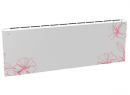 Дизайн-радиатор Lully коллекция Ирисы 1120/450/115 (цвет розовый) боковое подключение с термостатикой