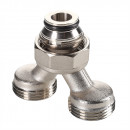 Разделитель потока коллекторный, вн.р. 3/4"(EK)- 2 вых. х нар.р. 3/4"(EK)