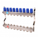 Коллектор из нержавеющей стали в сборе без расходомеров, 9 выходов