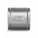 Муфта равнопроходная, ВВ 1", латунь с покрытием TIN, CN