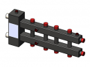 Гидроразделитель с коллектором горизонтальный, 5 контуров, до 70 кВт