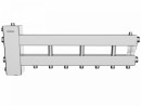 BMSS-150-4D (нерж., до 150 кВт, подкл. котла G 1½″, 3 контура G 1″, боковой контур G 1½″)