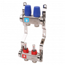 Коллектор из нержавеющей стали в сборе с расходомерами, 2 выхода
