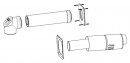 Комплект отвода дымовых газов через стену DN80/125 мм для GB062 7747215367