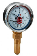 Термоманометр ТМТБ-31P Dy 80 с нижним подключением, 1/2", 6 бар 0-150* (L=46мм, кл. точн. 2,5)