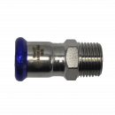 Пресс-фитинг с НР MVI, 42х1 1/4” (нержавеющая сталь)