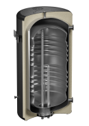 Бойлер Бак в баке напольный 160 PREMIUM черный (объем 112л,922л/час, отверстие под ТЭН G 1 1/2)