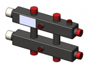 Гидравлический коллектор горизонтальный, 3 контура, до 70кВт