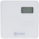 Проводной комнатный двухпозиционный термостат STOUT ST-294 v1, белый