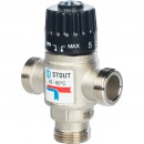 Термостатический смесительный клапан для систем отопления и ГВС 3/4" НР 35-60°С KV 1,6