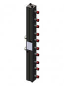Гидравлический коллектор вертикальный, 5 контуров, до 70кВт