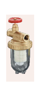 Топливный фильтр Oilpur E A, DN 10, ВР-НР G ⅜, для 1тр систем, Siku 50-75 µм, пластиковый