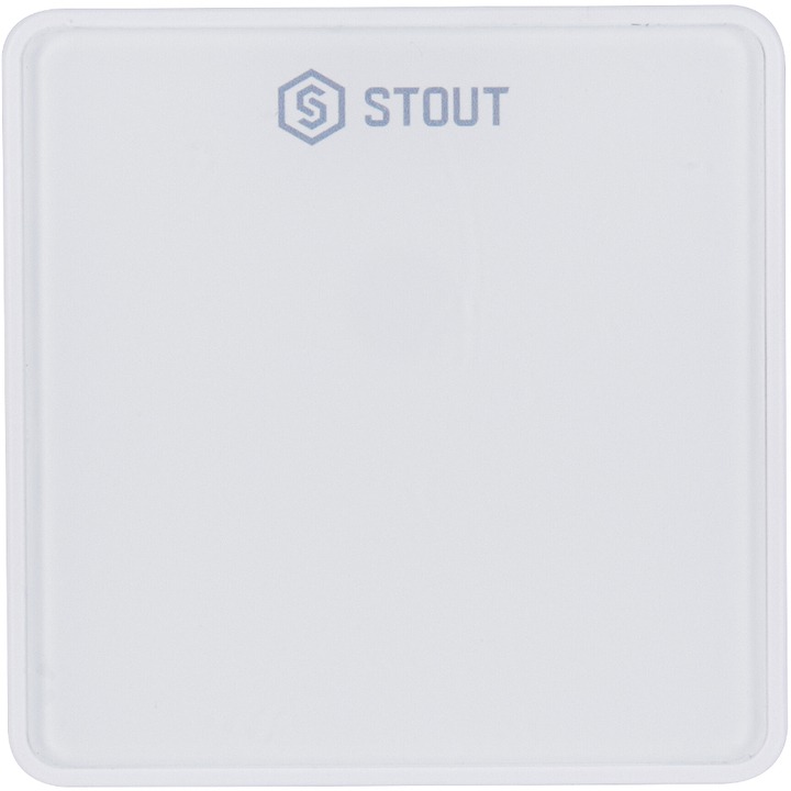 Беспроводной датчик комнатной температуры Stout C-8 r белый