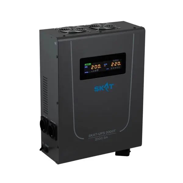 SKAT-UPS 2000T ИБП, Линейно-интерактивный, 220 В, 2000 ВА, работает от 1 внешней АКБ