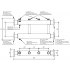 MK-600-2x50 (до 600 кВт, 2 магистр. подкл. Фл.Ду80, 2 контура G 2″ вверх или вниз)