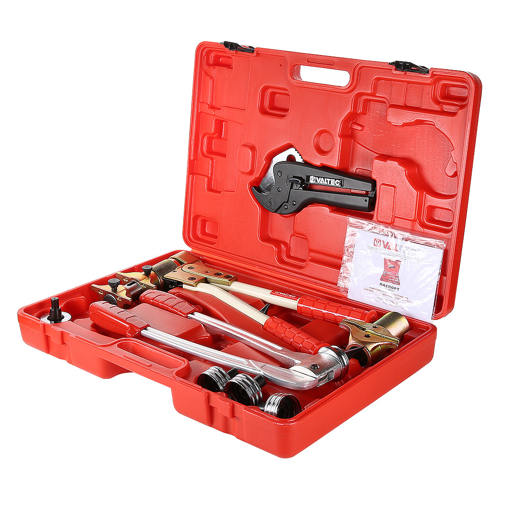 Комплект ручного инструмента для монтажа надвижных фитингов