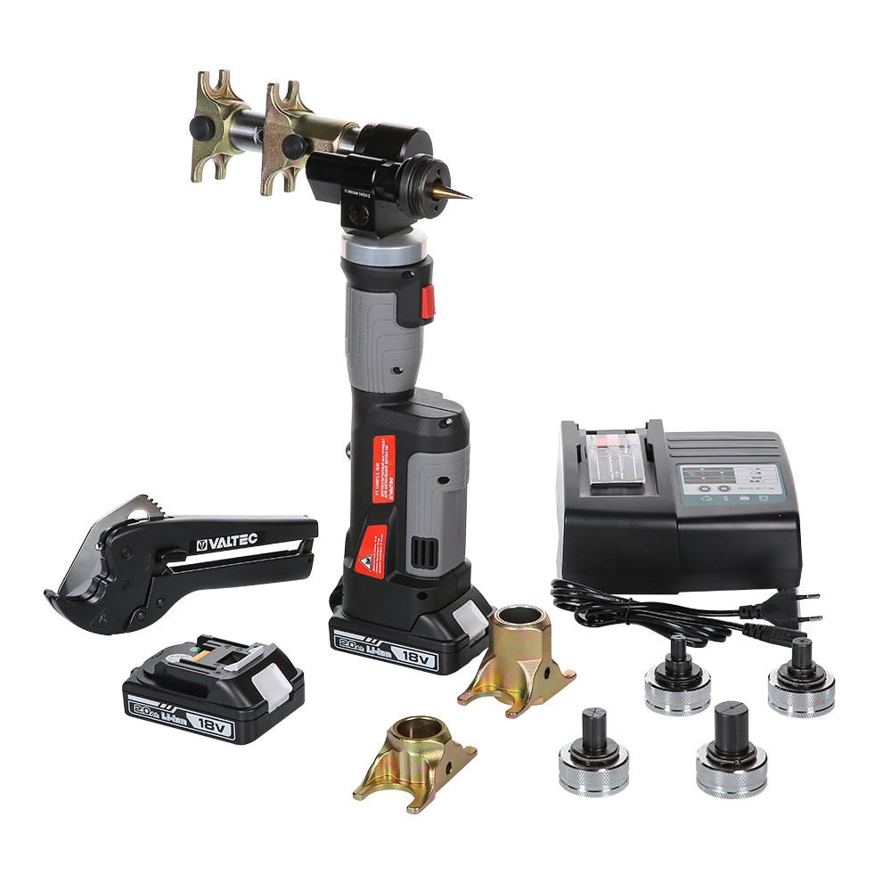 Пресс-инструмент аккумуляторный в комплекте с зарядным устройством 16-32мм (2,5 А*ч)