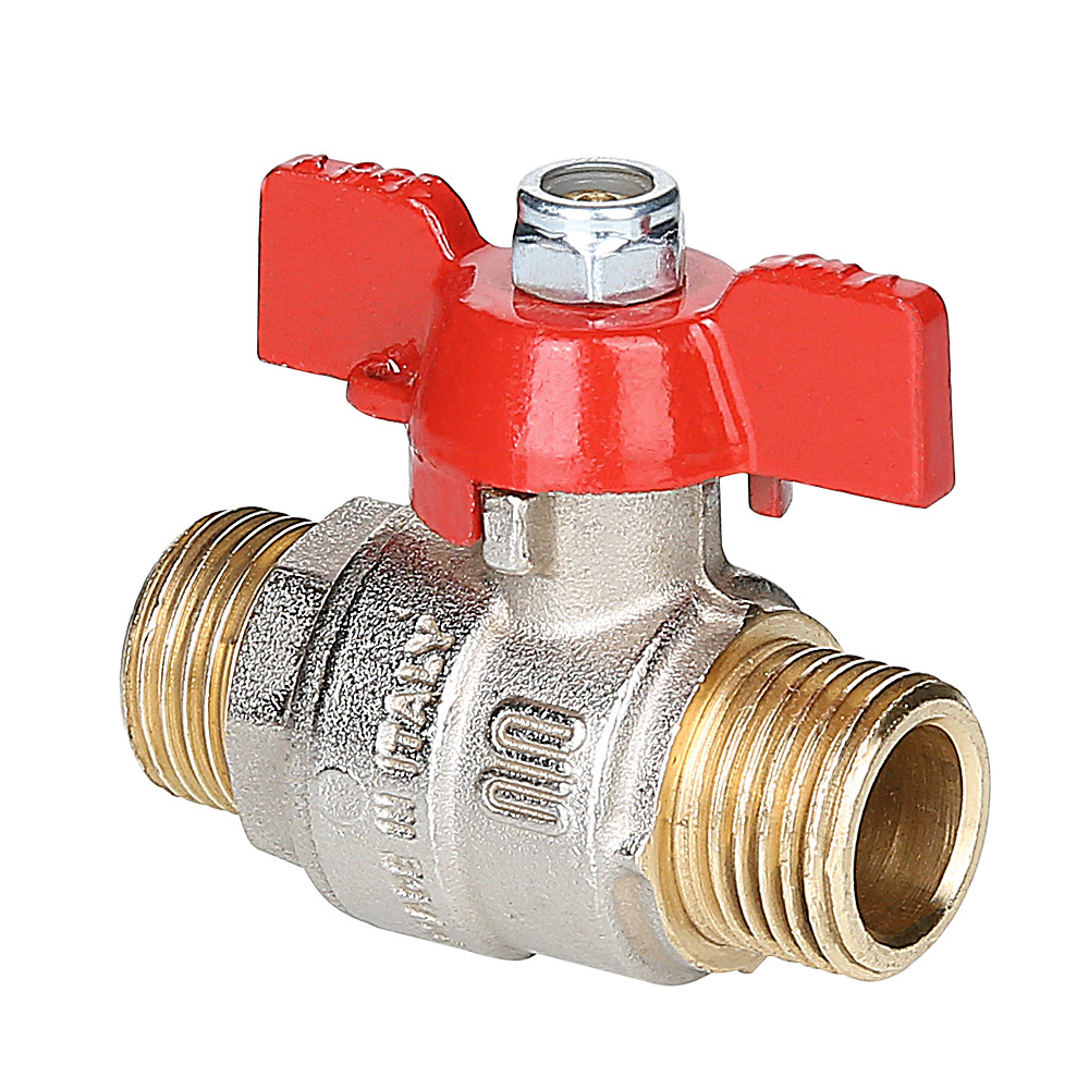 Кран водоразборный VALTEC ENOLGAS BASIC с ручкой-бабочкой и наружной резьбой 3/4"