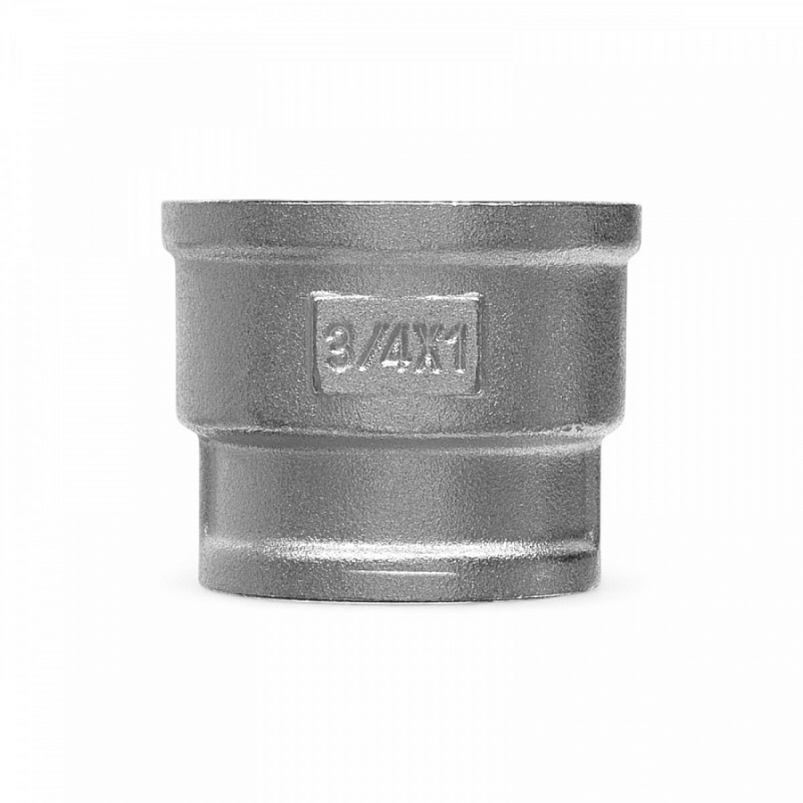 Муфта переходная, ВВ 3/4" — 1", латунь с покрытием TIN, CN